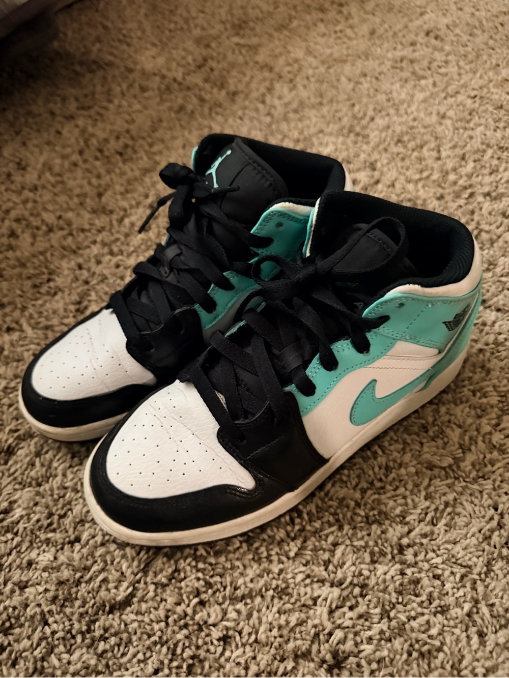 Kids Nike Jordan 1 Mid Sneakers Tropical Twist
